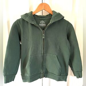 Primary Green Kids Zip Up Hoodie(8/9)